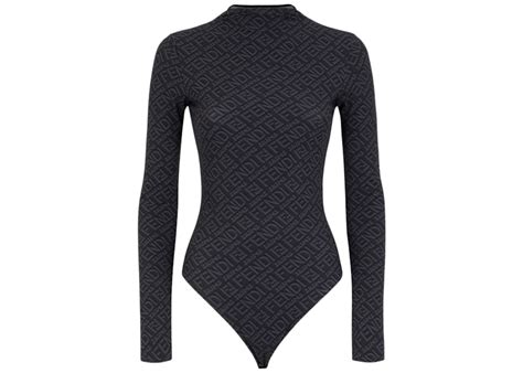 skims fendi long sleeve bodysuit|fendi skims bodysuit long sleeve.